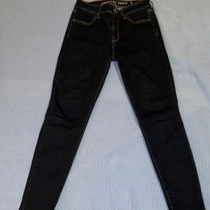 American Eagle Super Stretch Hi Rise Jeggings 4 Short